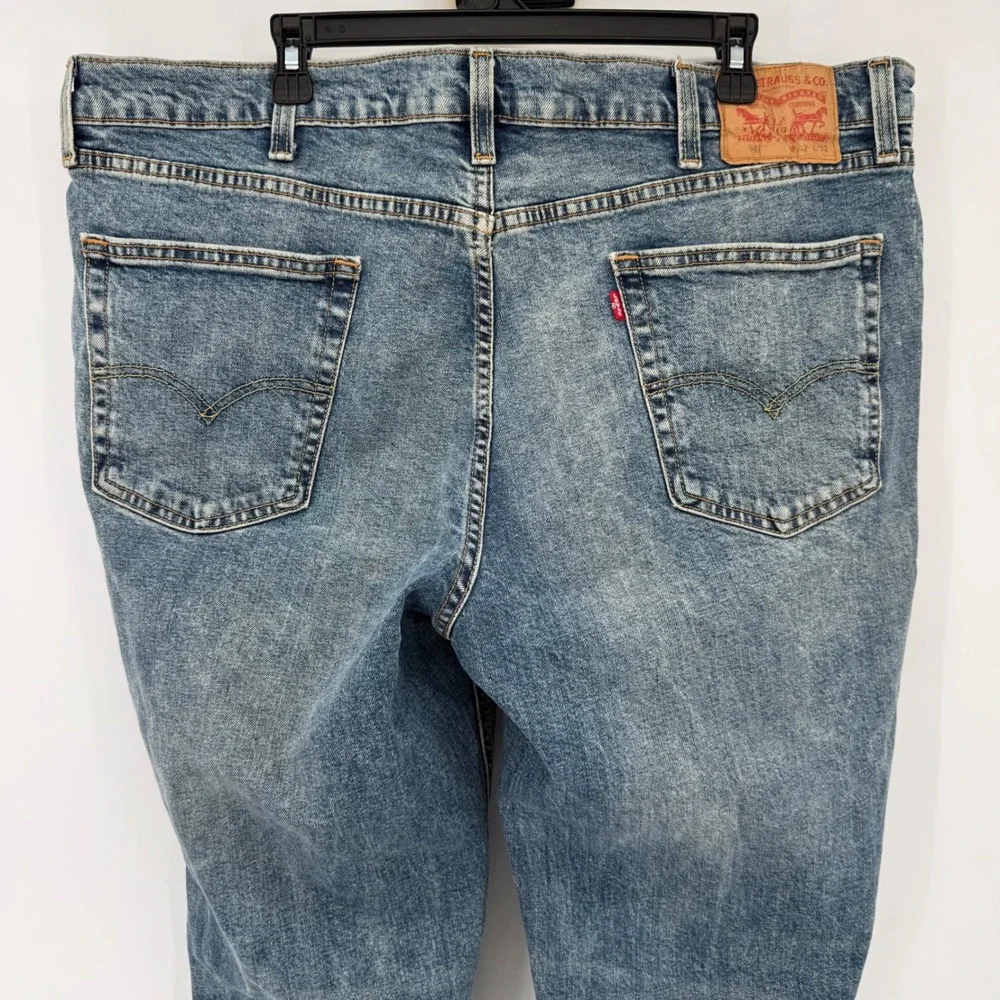 Levi's Jeans Mens 42x32 Blue 541 Athletic Taper Medium Wash Stretch Denim